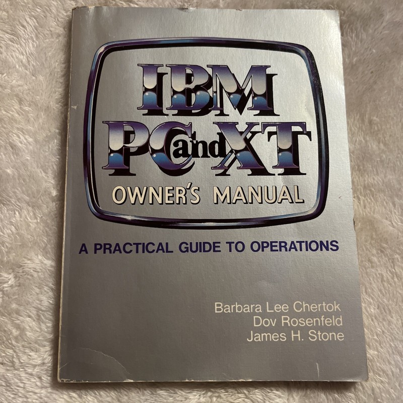 IBM PC and XT Owner's Manual Book - 1984 - 189 pages