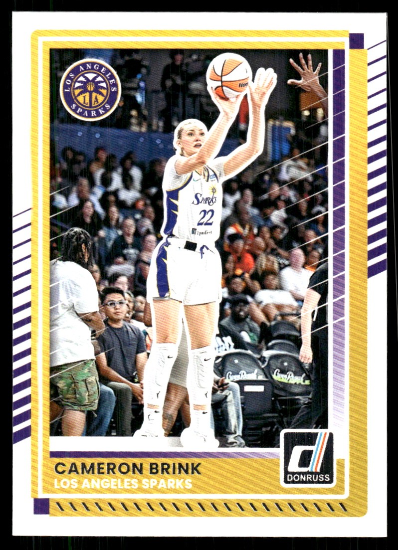 Cameron Brink 2025 Donruss WNBA #2 Sparks FREE SHIPPING StackedPacks