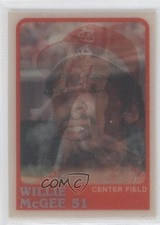 1988 Sportflics Willie McGee #91 0c4