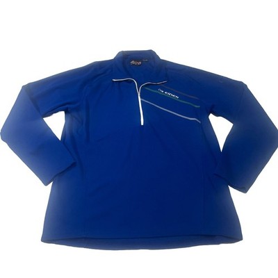 Men s Eider XL Blue Half Zip Pullover