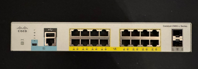 WS-C2960L-16PS-LL Cisco Catalyst 16 Port PoE Switch