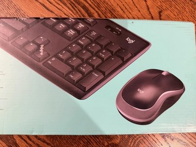  Logitech MK270 2.4GHz 103-Key Wireless Multimedia Keyboard & Optical Mouse Kit