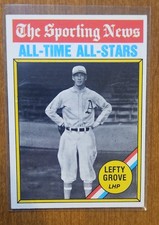 1976 Topps - The Sporting News AllTime All-Stars Lefty Grove #350