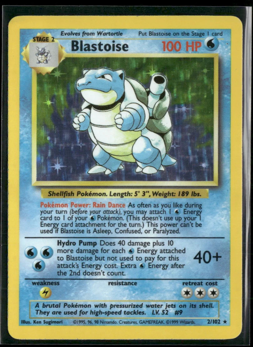 Base Set Blastoise #002/102