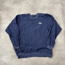 Nike Anorak Jacket Mens XL Golf Pullover Vintage Outerwear Windbreaker, Navy