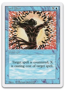 Spell Blast - Revised Edition (3rd Edition) - Common - MTG