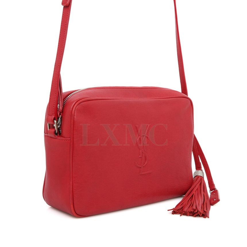 Borsa fotocamera Saint Laurent Loewe nappa rossa mini tracolla 520533 135904815