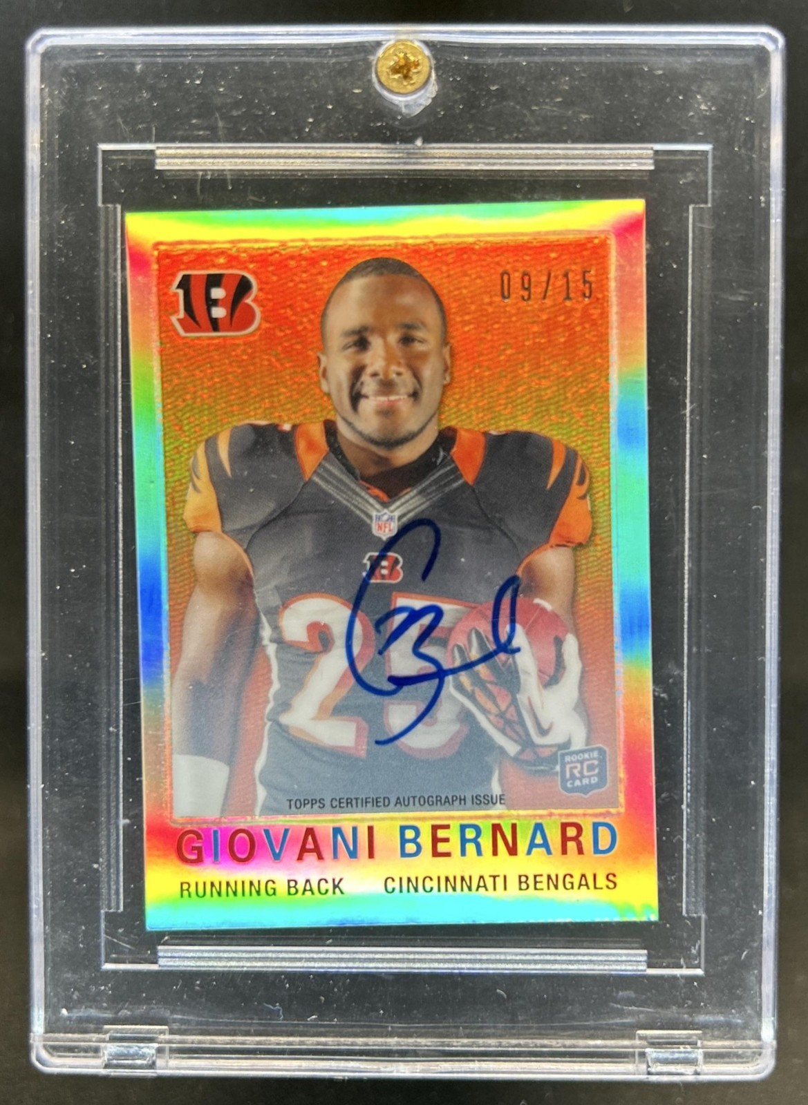 Giovani Bernard Topps Chrome 1959 Topps Mini #18 Autograph Refractor