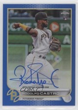 2022 Topps Chrome Rookie Blue Refractor 27/150 Rodolfo Castro #RA-RC Auto 0c3
