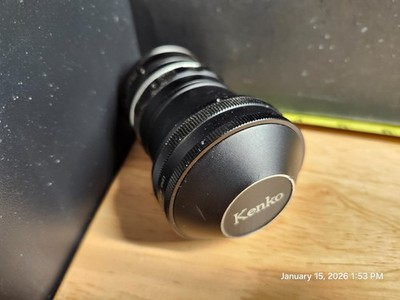Kenko Fish-Eye 180 Fisheye Lens w/49mm Screw Mount Adapter Made in Japan