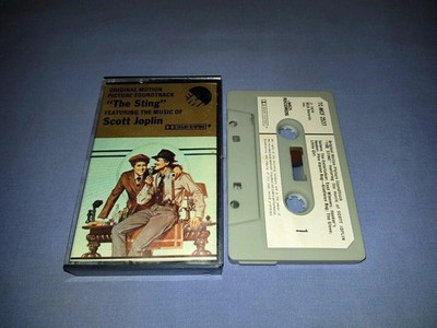 SCOTT JOPLIN THE STING ORIGINAL MOTION PICTURE SOUNDTRACK CASSETTE TAPE ALBUM