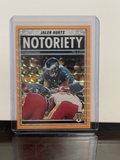 2025 Panini Mosaic Jalen Hurts Notoriety Fluorescent Orange