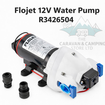Flojet 12V Wasserpumpe R3426504 30PSI 5,3LPM Wohnwagen Wohnmobil RV selbstansaugend