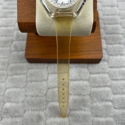 Vintage Chalet Swiss Mechanical Clear Acrylic Watch Vintage Chalet Watch 43mm Swiss Mechanical Watch Acrylic  main image 3