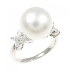 Authentic PT900 White Butterfly Pearl Ring 0.4" 230-000-339-9094