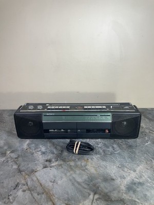 Vintage 1988 Sony Sound Rider CFS-W301 Dual Cassette Radio Boombox