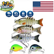 Swimmax Catch-Enhancing Lures - Mini Crankbaits for Freshwater and Saltwater