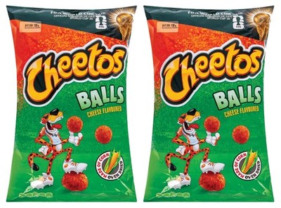 2 CHEETOS BALLS Cheese Flavor Chips Snacks Crisps 130g 4.6oz