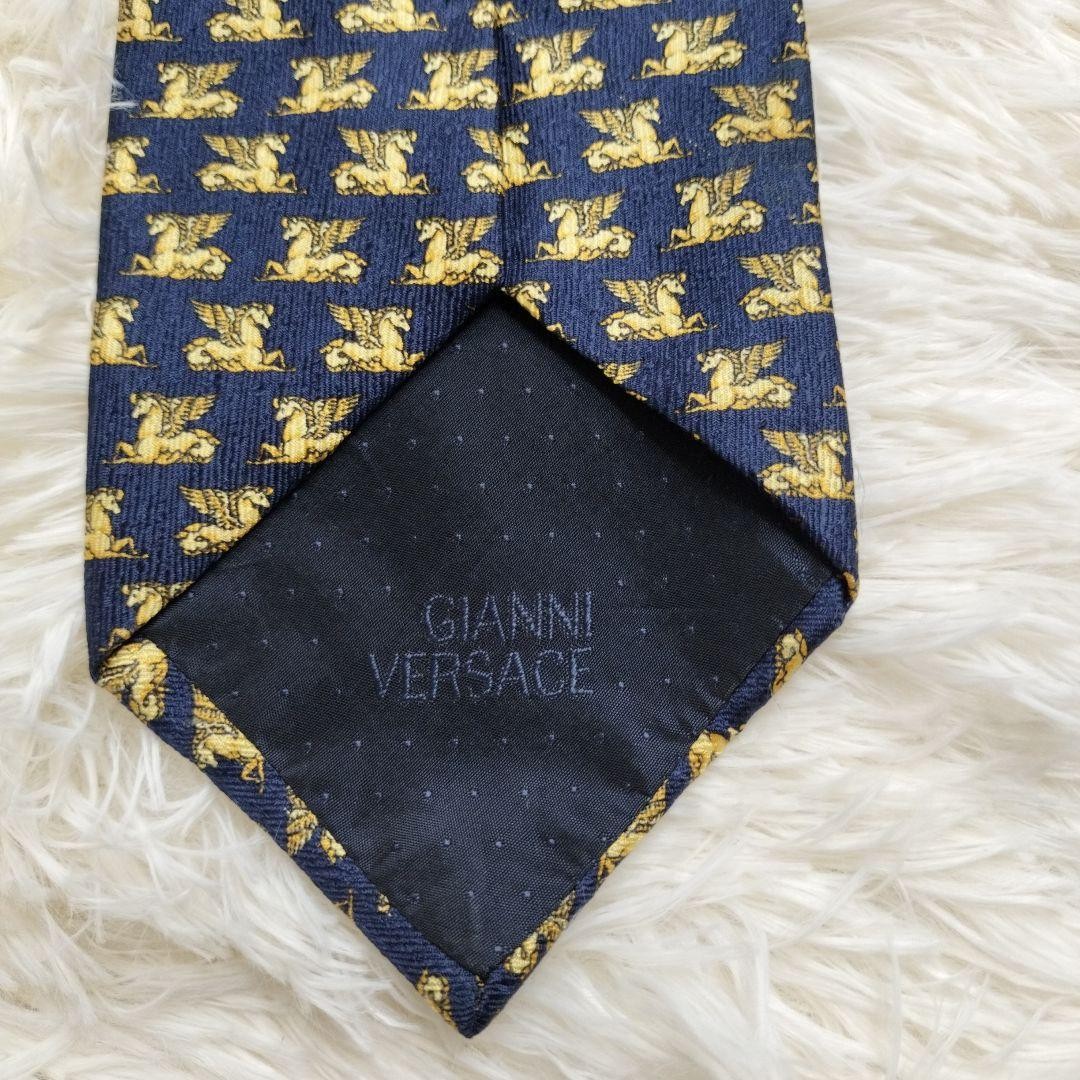 Versace Pegasus patterned silk tie - image 5