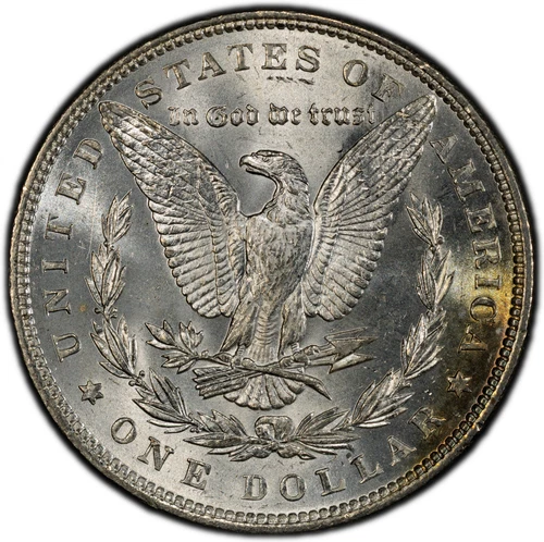 1887-P PCGS MS62 Morgan Silver Dollar w/ Strong Strike & Colorful Rim Toning