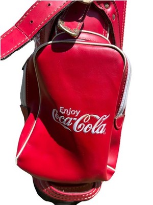 Vintage Coca-Cola Red Leather Carry Golf Bag | eBay