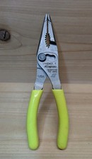Snap-on Tools Usa Hi-viz Yellow 7 Soft Grip Long Nose Slip Joint Pliers Ln46acf Snap-on Tools Usa Hi-viz Yellow 7 Soft Grip Long Nose Slip Joint Pliers Ln46acf