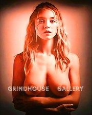 SYDNEY SWEENEY Beautiful Sexy Model Pin-Up Fridge Magnet 2.5" X 3.5" Tangerine