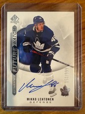 2020-21 SP Authenitc Future Watch Auto Mikko Lehtonen RC Mint /999 Rookie #230