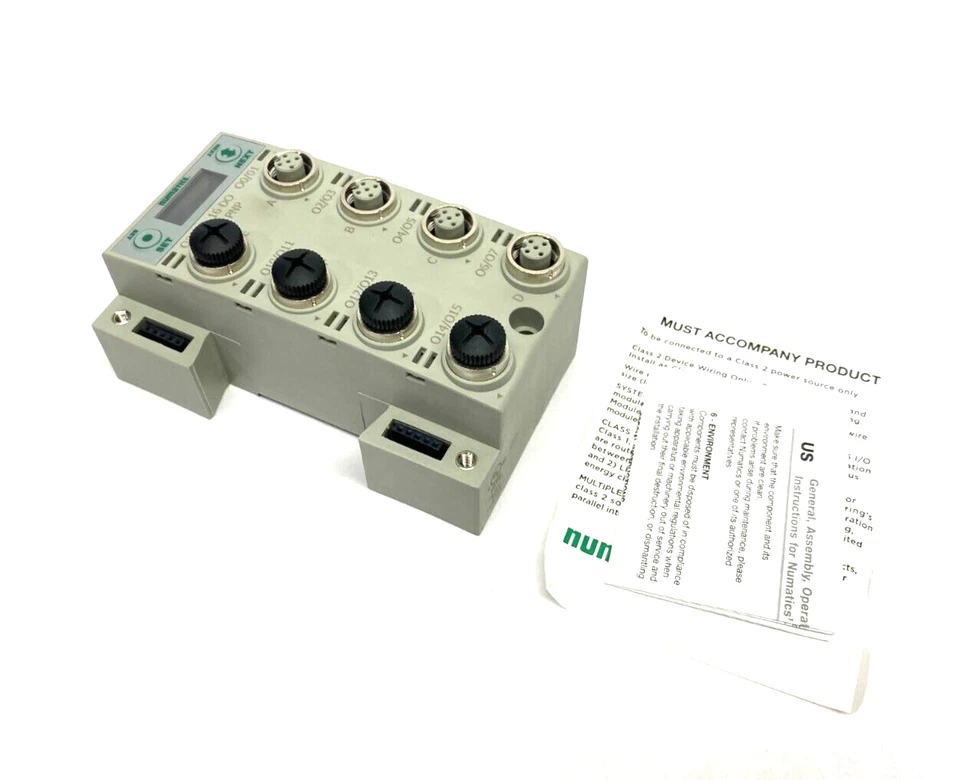 Numatics 240-207 Digital I/O Module 16x PNP Output 5-Pin M12 Ports - Image 3 of 4