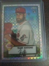 2021 Topps Chrome Platinum Anniversary X-Refractor & Base RC  Tejay Antone 