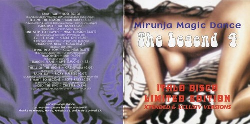 CD Mirunja Magic Dance - The Legend 4 – Italo Disco Mirunja Records Top Zustand - Bild 2 von 4