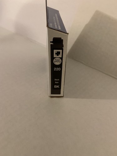 NEW Epson Black 220 Ink Cartridge T0220120 GENUINE Printers DuraBrite Ultra - Picture 2 of 4