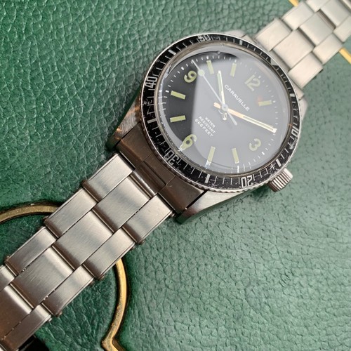 1971 Caravelle "Sea Hunter" Devil Diver 666 Ft. Stainless Steel w/ Rivet Band - Picture 8 of 18