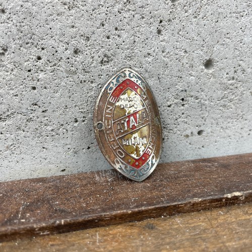 Vintage Atala Headbadge 1970s Road Bike Eroica Head Badge Italy Race Bike
