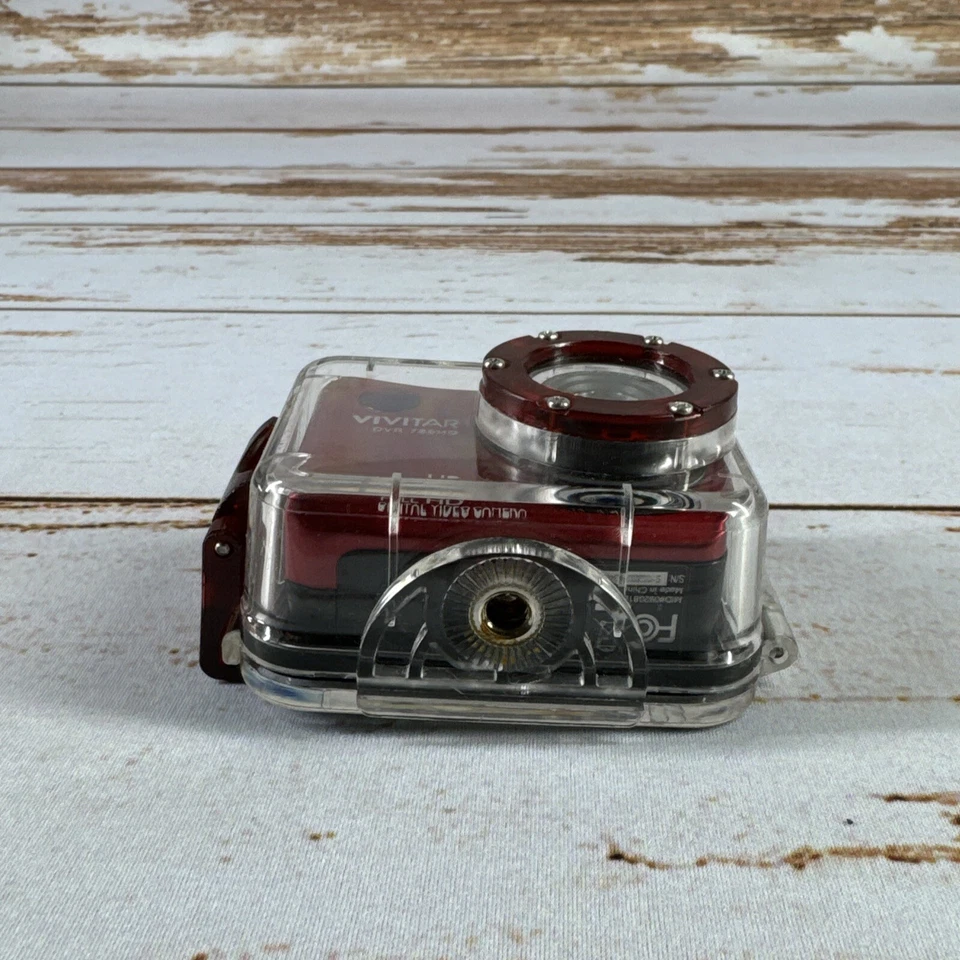 Vivitar DVR786HD HD Waterproof Action Camcorder Red Only - Image 4 of 4