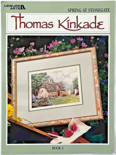 CHANDLER'S COTTAGE/THE ROSE ARBOR COTTAGE/SPRING AT STONEGATE by THOMAS KINKADE - Picture 4 of 4