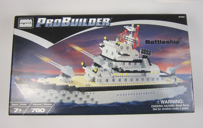 MEGA BLOKS Battleship 9760 Pro Builder Series New - Sealed - Read Description