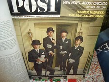 SATURDAY EVENING POST 1964 BEATLES,QUINTS, MALCOLM X
