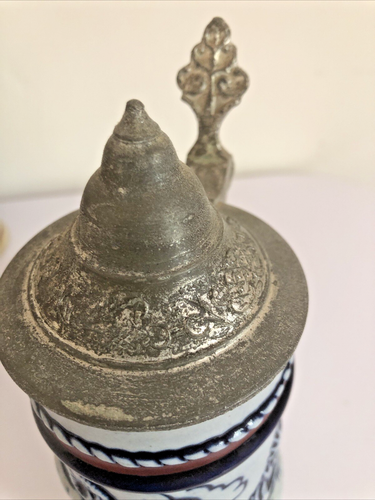 VTG Avon 1976 Beer Stein w/Lid Made in Brazil, Condor, Moose, Falcon, Goat, etc - Picture 3 of 4