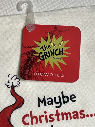 The Grinch Dish Towel By Bioworld 100% Cotton - Picture 2 of 5