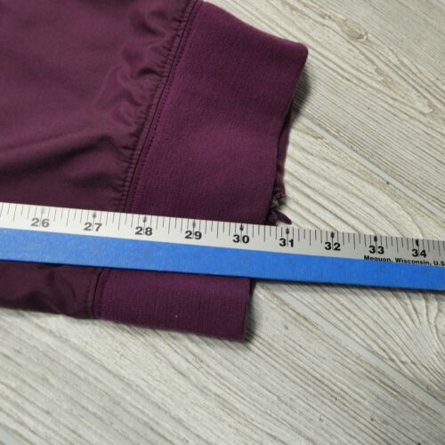 Vintage GAP Womens Polyester Pants Size 10 Purple Y2K Zip Ankles - Picture 11 of 11