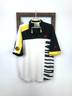 Vintage Nike Challenge Court Andre Agassi Shirt Mens Jersey