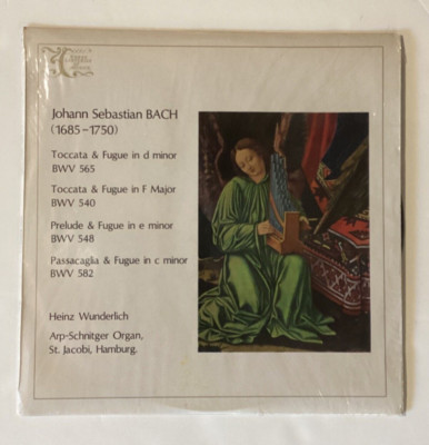 LP - J.S. BACH ORGAN WORKS Three Centuries of Musick VG+ VINYL in shrink 3C 304