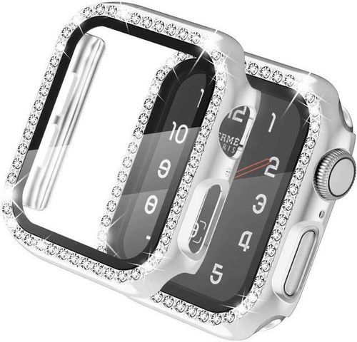 For Apple Watch Ultra 2 10/9/8/7/6/SE Case Tempered Glass Screen Protector Cover - Picture 11 of 18