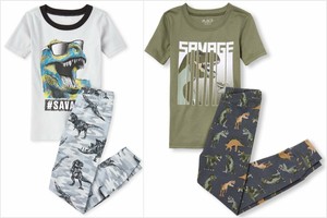NWT The Childrens Place Emoji Boys Short Sleeve Pajamas Set 7-8 10-12 14 16