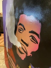 Jimi Hendrix ORIGINAL pop art painting on canvas