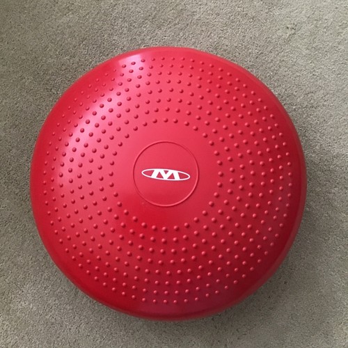 Maximized Living Red Balance Yoga Disk Trainer Spine Stability Wobble Cushion