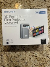 Belink Home Cinema 3D Proiettore Pico Portatile MX7900 Pro 4K UHD, NUOVO SCATOLA $1.500