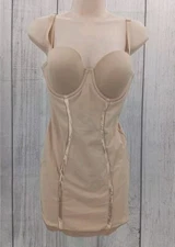 Maidenform Light Control Shapewear Tank Beige Size 36C AB9