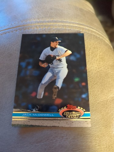 1991 Stadium Club Baseball #87 Jack McDowell